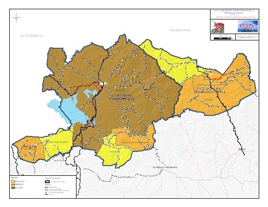 Tamaños Municipales Según Población Región Trifinio El Salvador