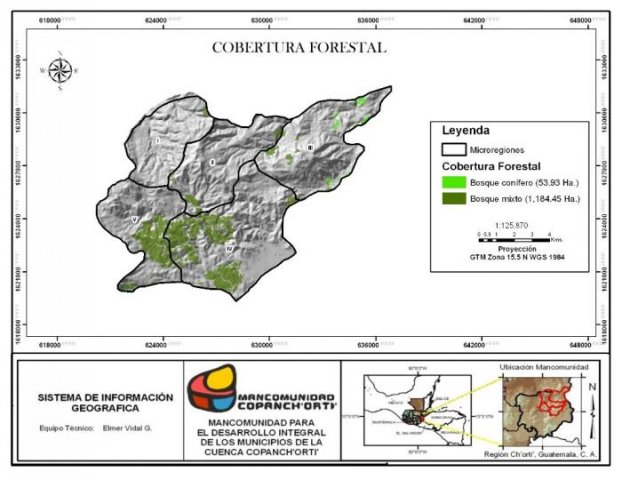 Cobertura Forestal, Olopa, Chiquimula, Guatemala