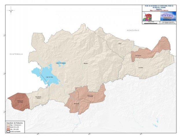 Densidad de Población - Región Trifinio El Salvador